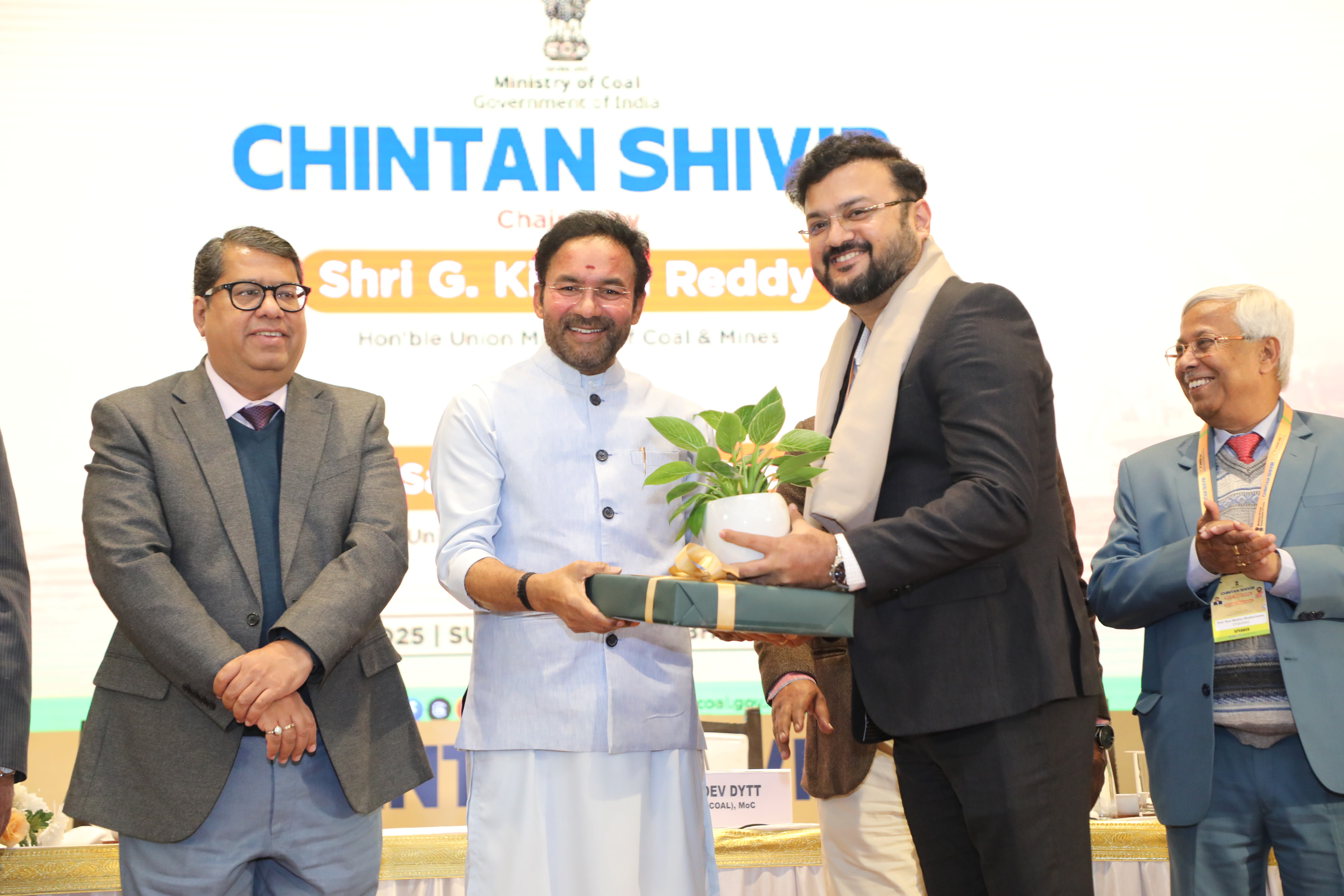 Hon'ble Minister of Coal and Mines Shri G Kishan Reddy attended Chitan shivir at Sushma Swaraj Bhawan,New Delhi