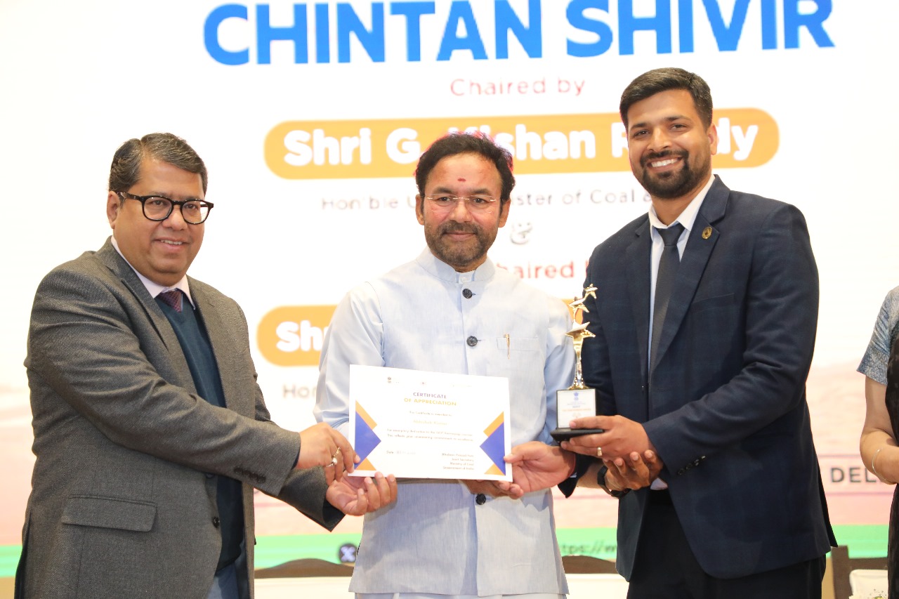 Hon'ble Minister of Coal and Mines Shri G Kishan Reddy attended Chitan shivir at Sushma Swaraj Bhawan,New Delhi