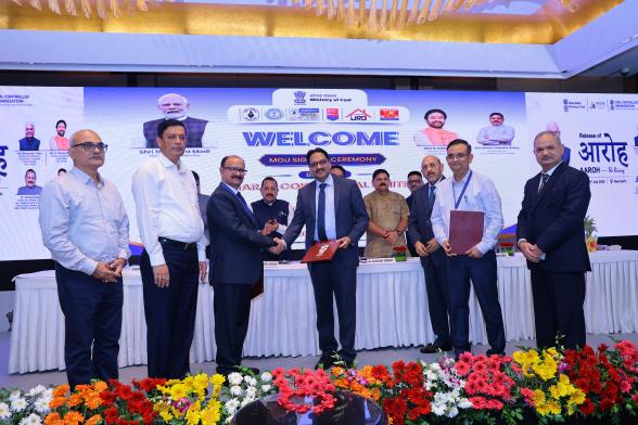 Signing of the Tripartite MoU among Bharat Coking Coal Limited (BCCL), Jharia Rehabilitation and Development Authority (JRDA), Hindalco Industries Limited and Rajdhani Universal Fabrics Private Limited
